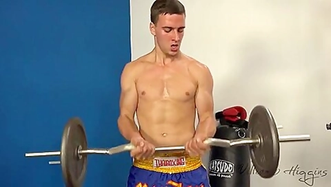 Muscle Boy Shows Is Hairy Ass